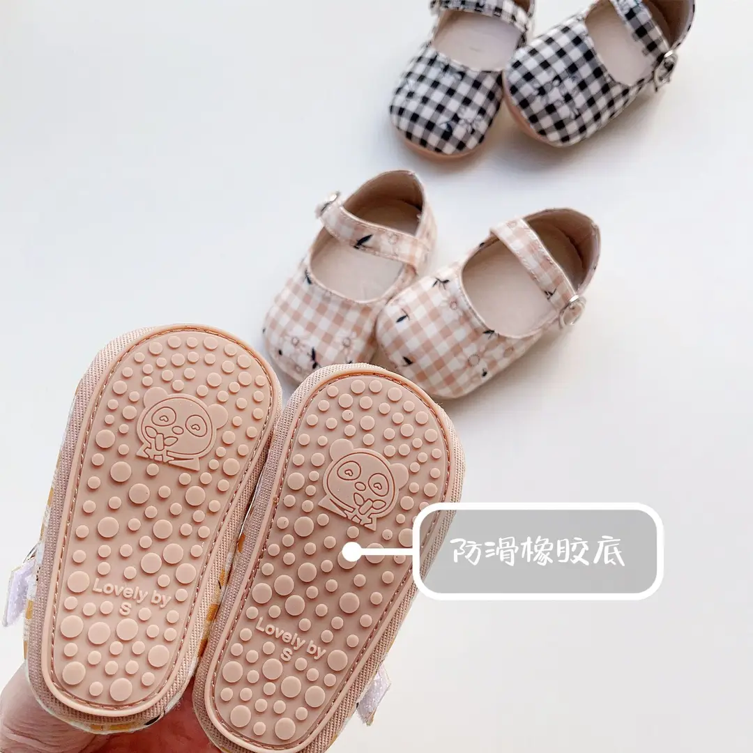 Directly Supplied from the Manufacturer, Korean Style Spring and Autumn Baby Shoes, Boys' Plaid Cloth Shoes, Girls' Soft-Soled Toddler Shoes, Plaid Shoes — feature 15