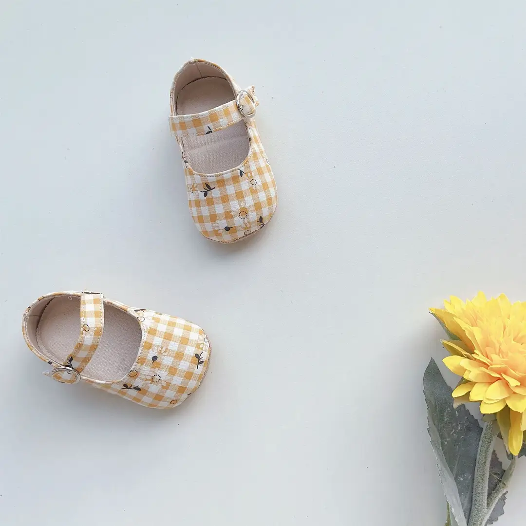 Directly Supplied from the Manufacturer, Korean Style Spring and Autumn Baby Shoes, Boys' Plaid Cloth Shoes, Girls' Soft-Soled Toddler Shoes, Plaid Shoes — feature 7
