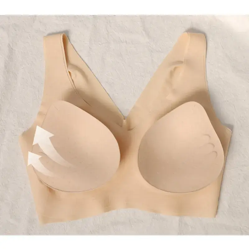 Korean Style V-Neck Push-Up Bra for Women - Image 8