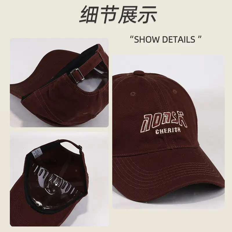 Women Red Letter Baseball Cap with Phone Cover — feature 5