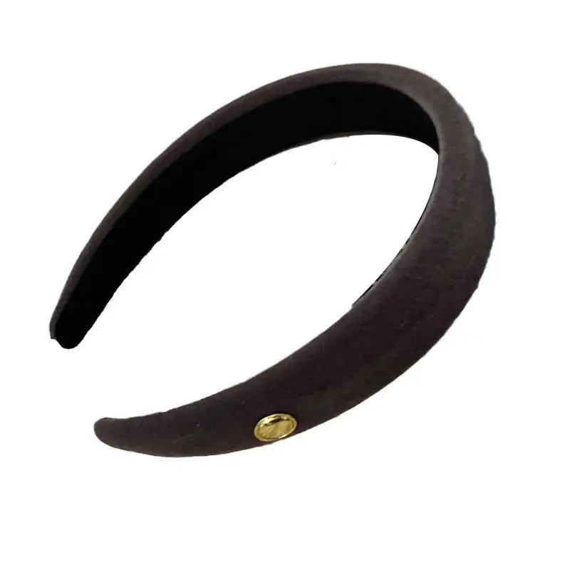 South Korea Vintage Velvet Skull Top Headband Gold - Image 8