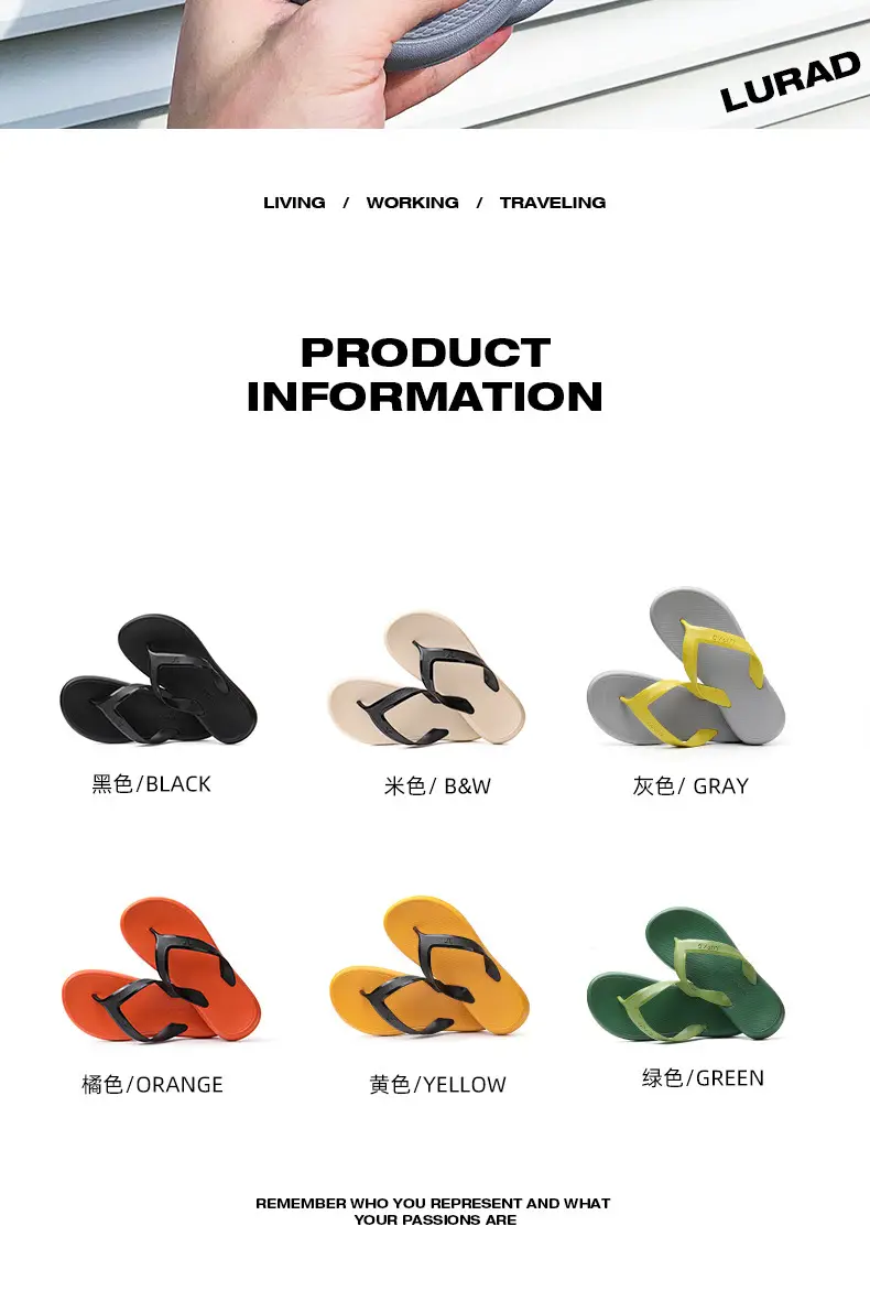 Summer 2024 flip-flops men's Korean-style beach shoes wholesale plus size trendy outdoor flip-flops cross-border foreign trade — feature 2