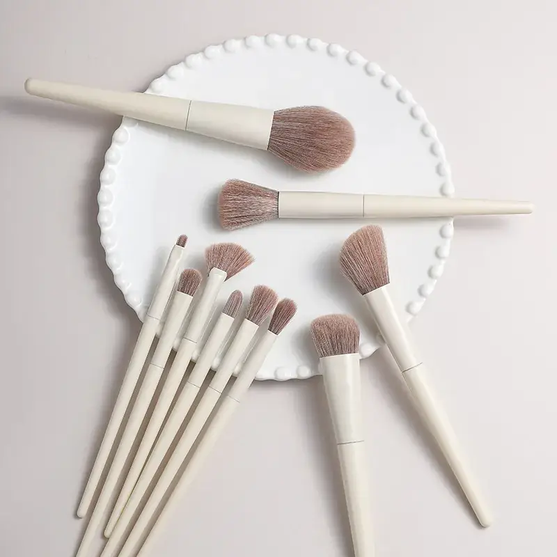 10 Pp Makeup Brushes Set Soft Fiber Powder Brush High Glow Brush - Image 3