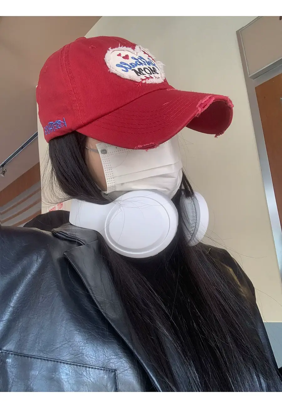 Women Korean Letter Heart Cap Spring Summer Baseball Cap — feature 19