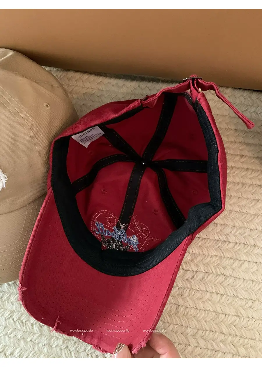 Women Korean Letter Heart Cap Spring Summer Baseball Cap — feature 8