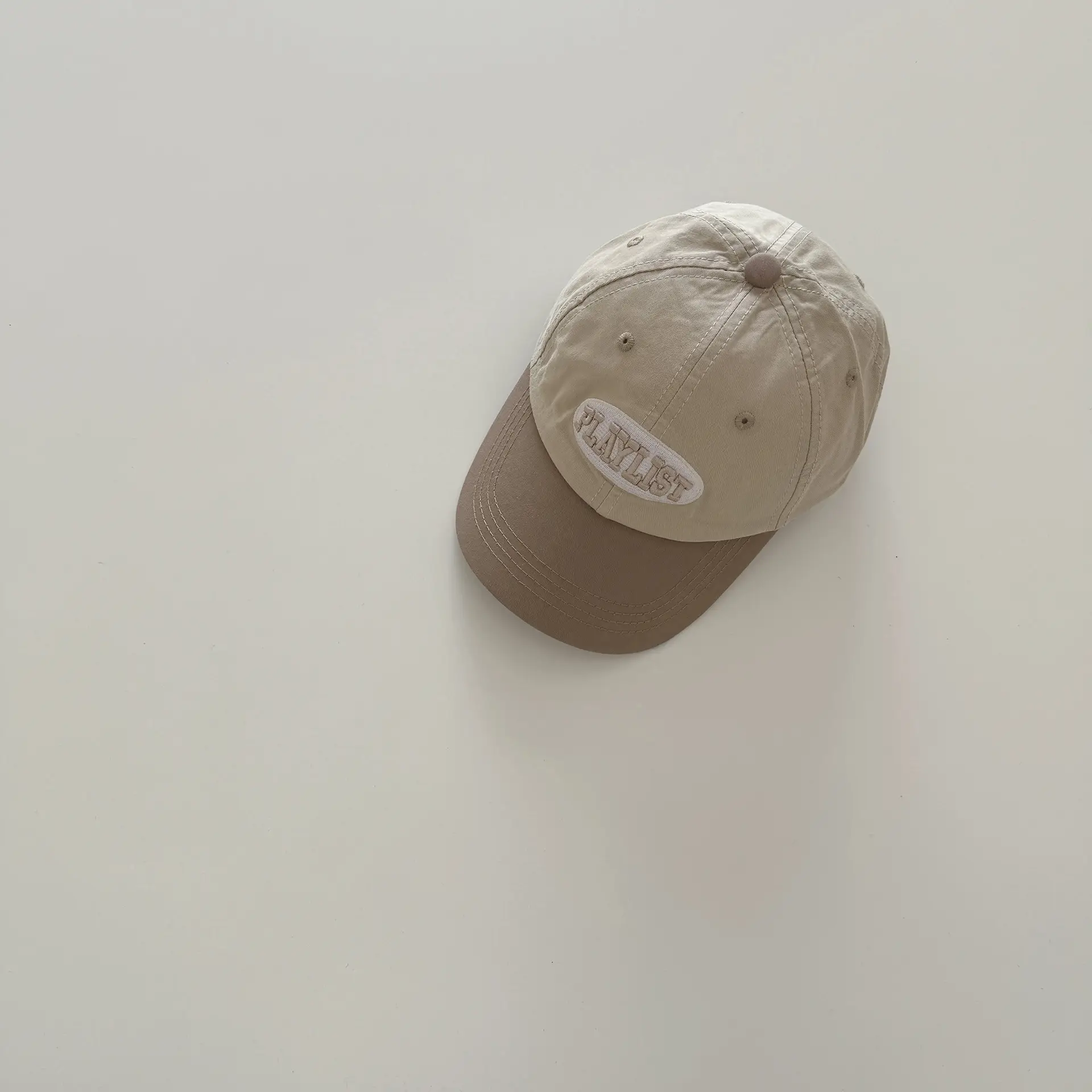 Kids Beige Baseball Cap Spring Summer 2025 - Image 2