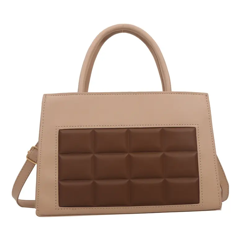 Women Plaid Bag Retro Contrast Shoulder Messenger 2024 - Image 10