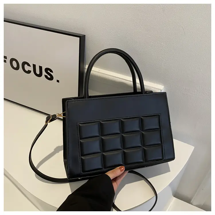 Women Plaid Bag Retro Contrast Shoulder Messenger 2024 — feature 12