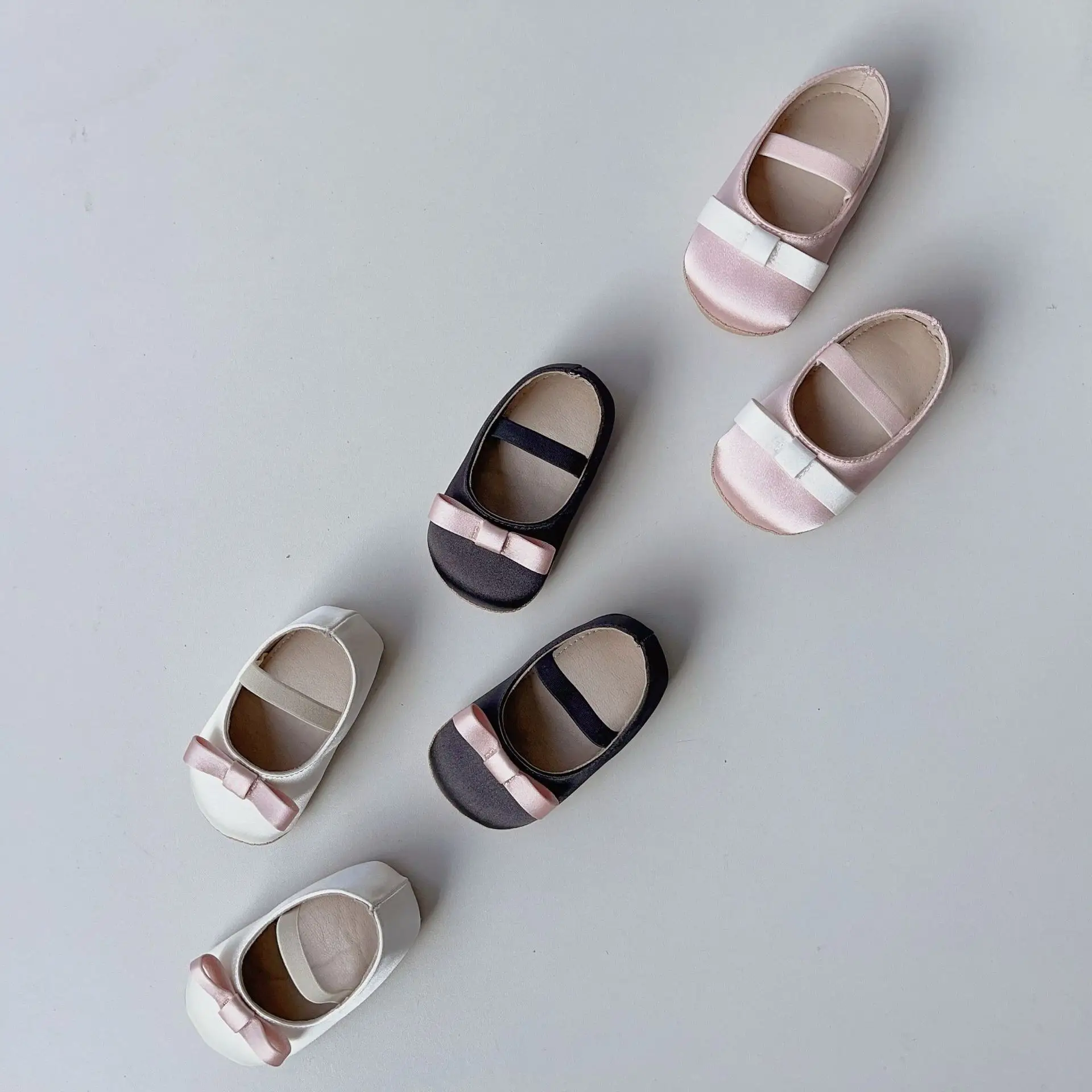 Baby Bowknot Shoes for Girls Soft Non-Slip