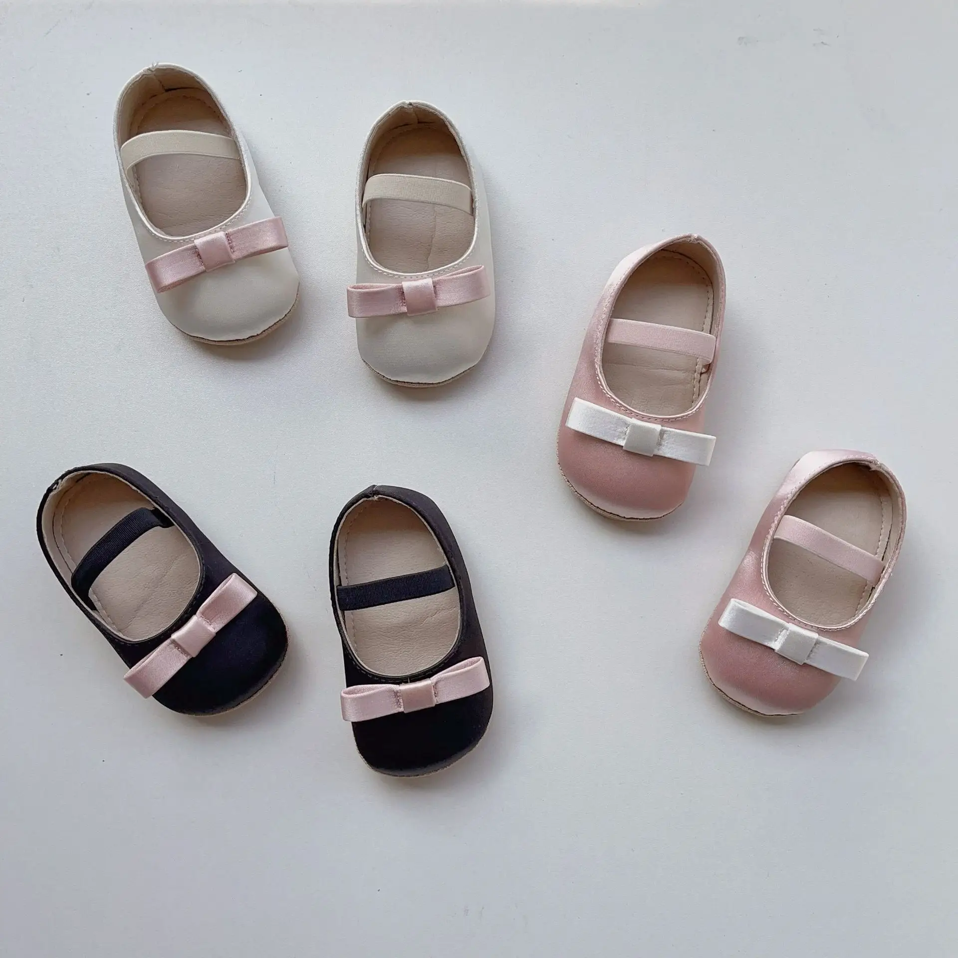 Baby Bowknot Shoes for Girls Soft Non-Slip