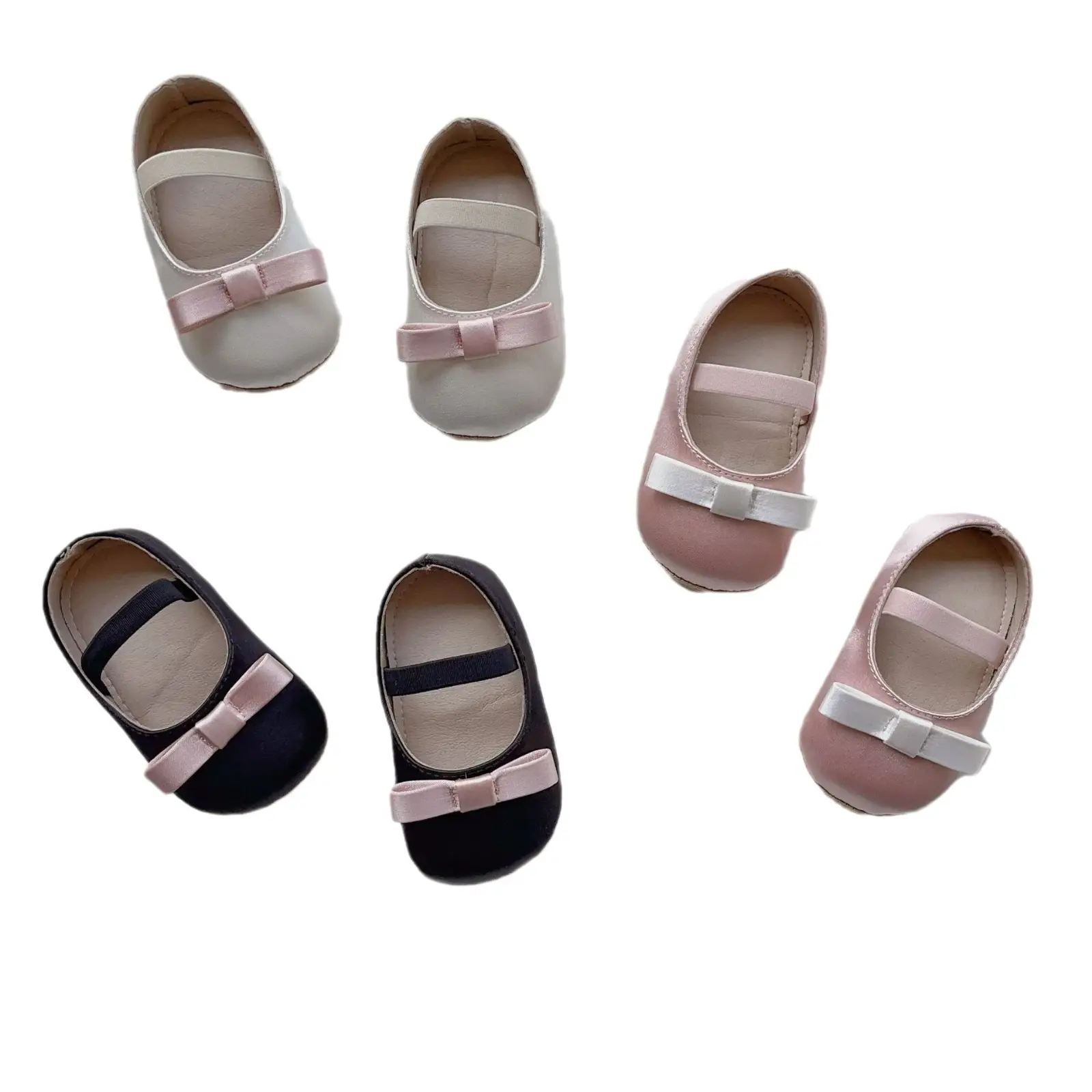 Baby Bowknot Shoes for Girls Soft Non-Slip