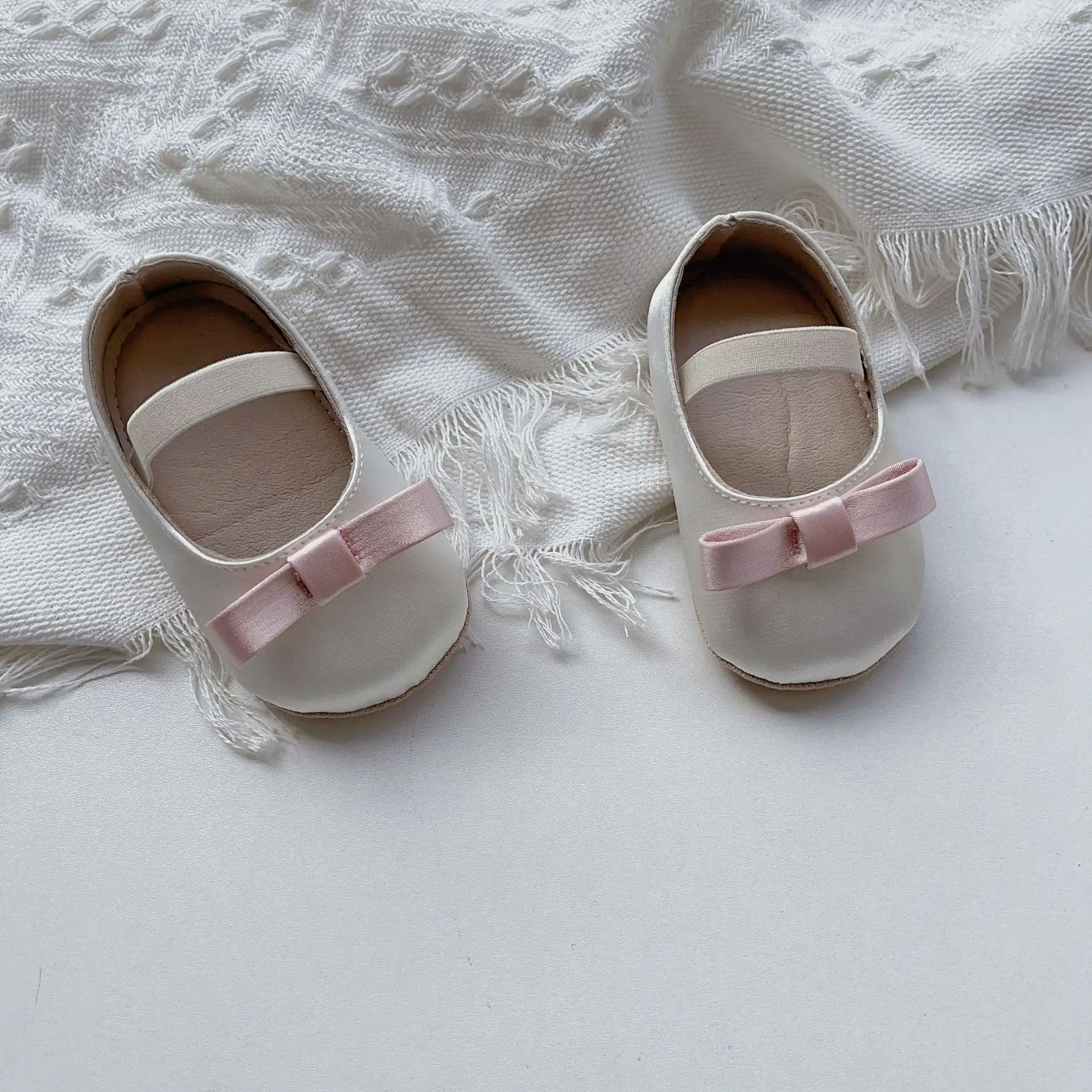 Baby Bowknot Shoes for Girls Soft Non-Slip