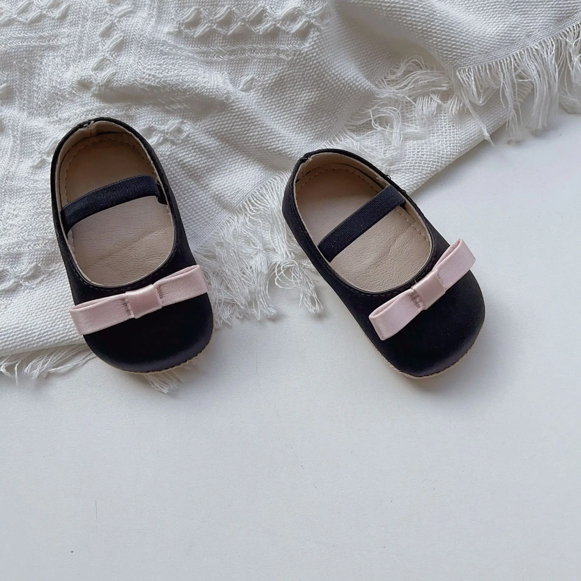 Baby Bowknot Shoes for Girls Soft Non-Slip