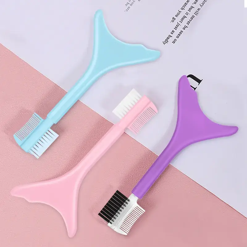 Cross-border Silicone Eyeliner & Eyelash Brush Set - Image 5