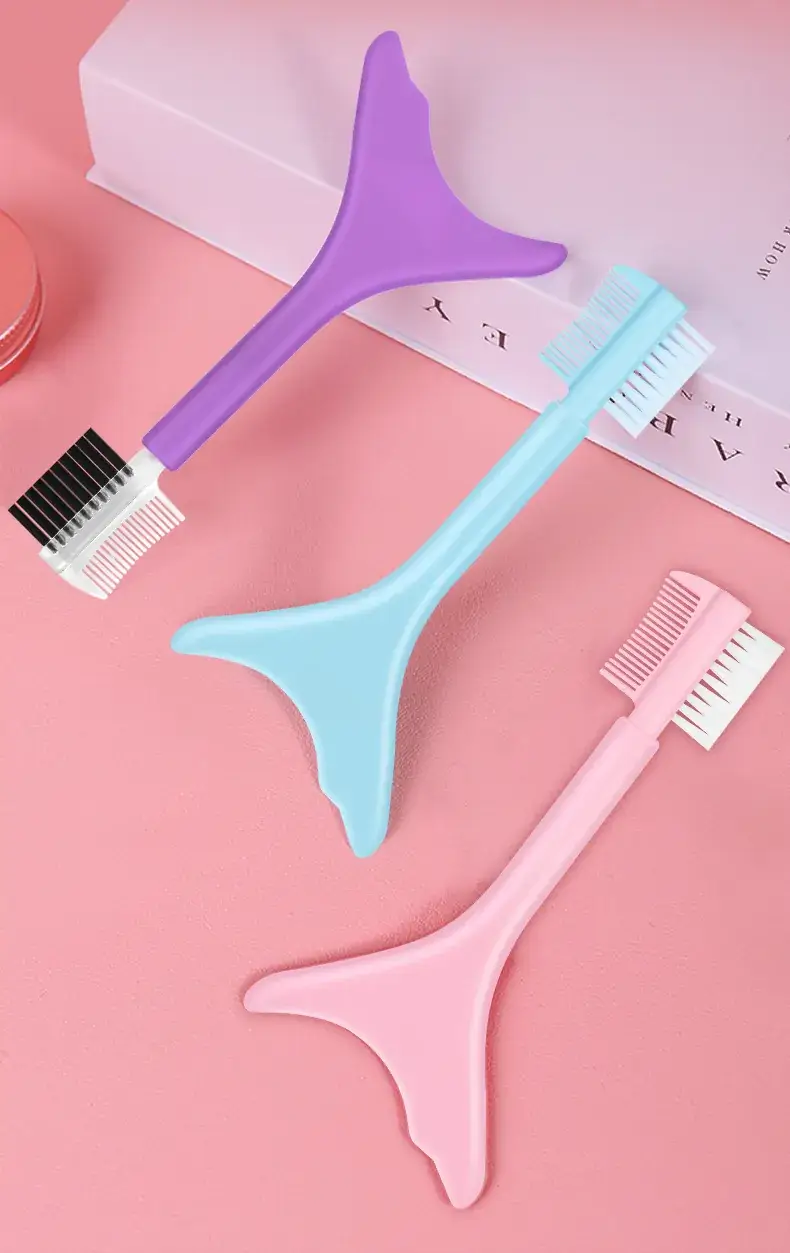 Cross-border Silicone Eyeliner & Eyelash Brush Set — feature 3