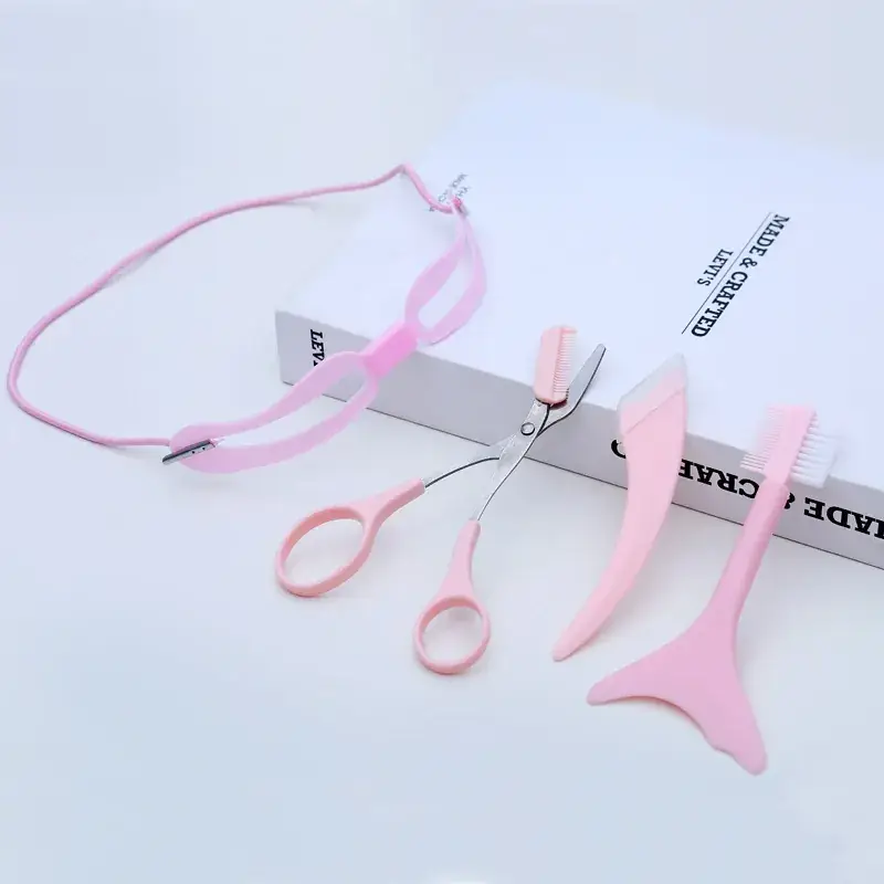Cross-border Silicone Eyeliner & Eyelash Brush Set - Image 3