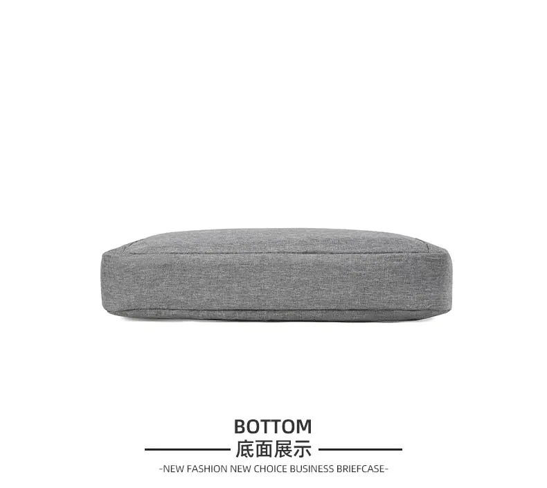 Men's Grey 15.6" Computer Bag Shoulder Messenger — feature 29