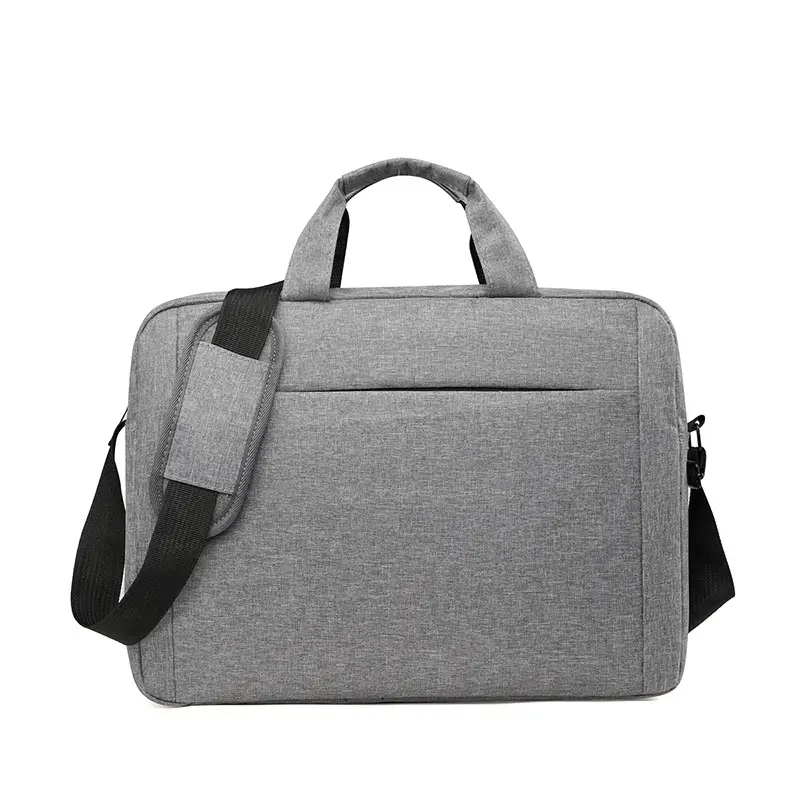 Men's Grey 15.6" Computer Bag Shoulder Messenger - Image 2