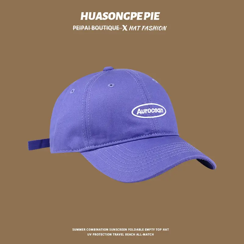 Women Korean Embroidered Pink Baseball Cap — feature 5