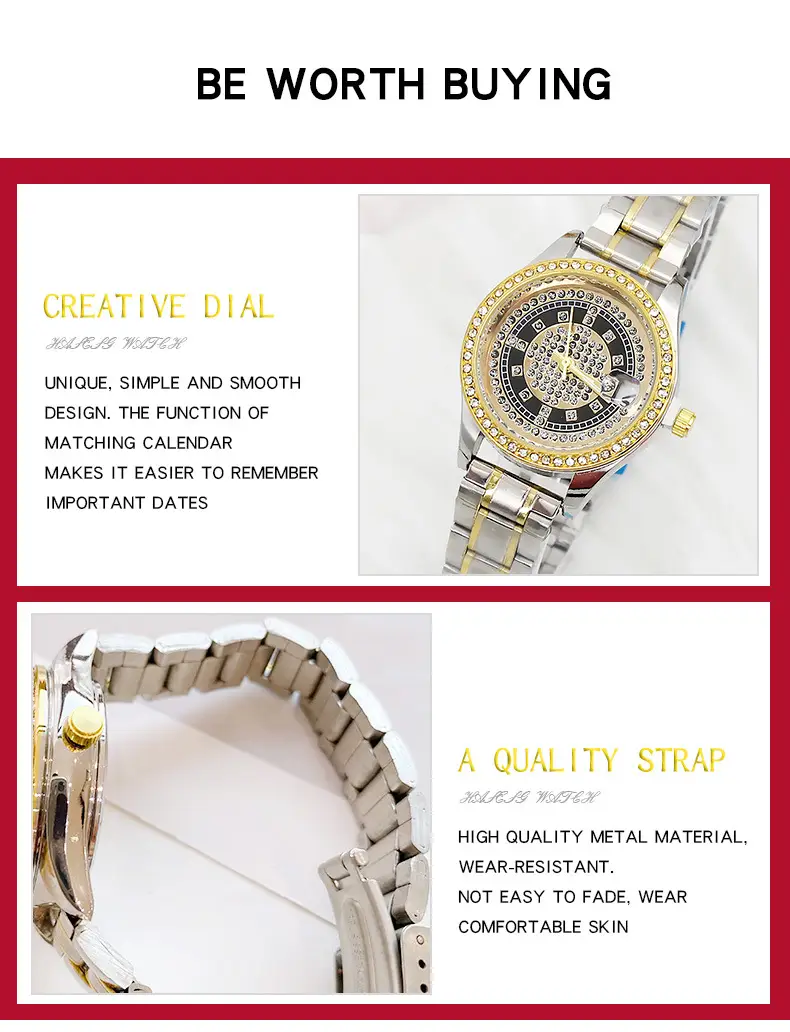 4pcs Light Luxury Women's Bracelet Watch Set — feature 15
