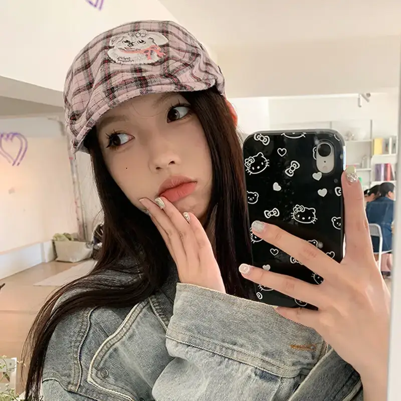 Japanese Style Anti-Wear Beret for Girls Cute Peaked Cap