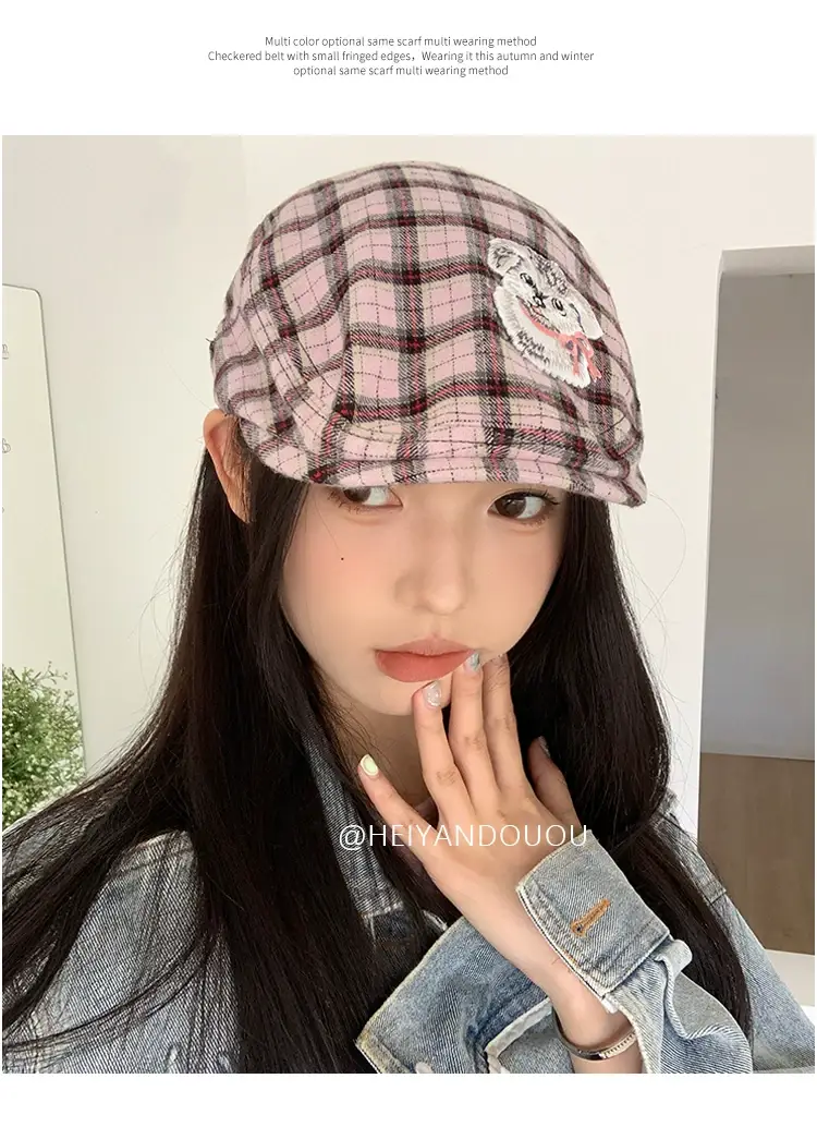 Japanese Style Anti-Wear Beret for Girls Cute Peaked Cap — feature 10