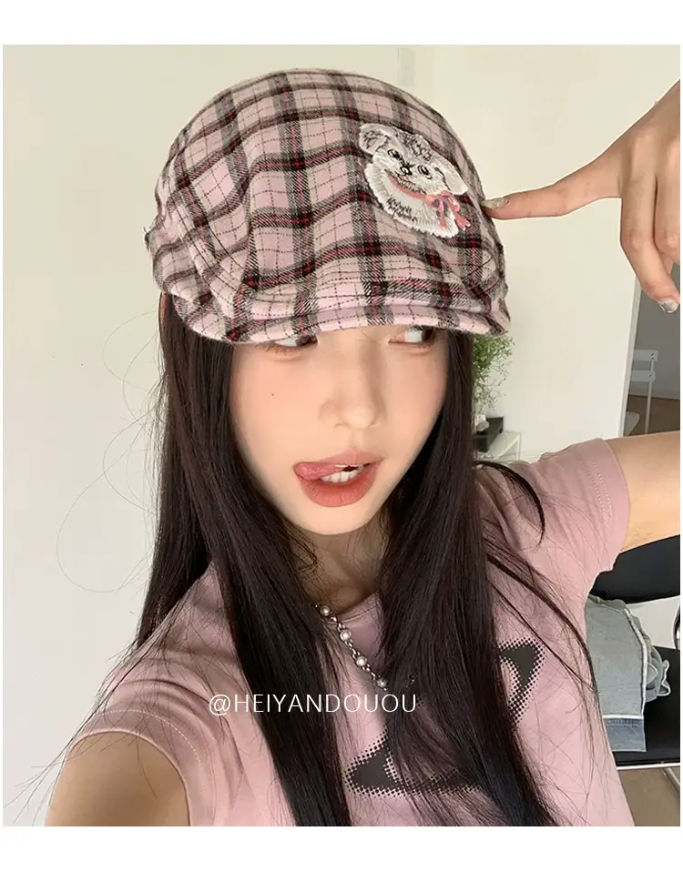 Japanese Style Anti-Wear Beret for Girls Cute Peaked Cap — feature 12