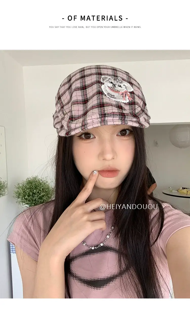 Japanese Style Anti-Wear Beret for Girls Cute Peaked Cap — feature 8