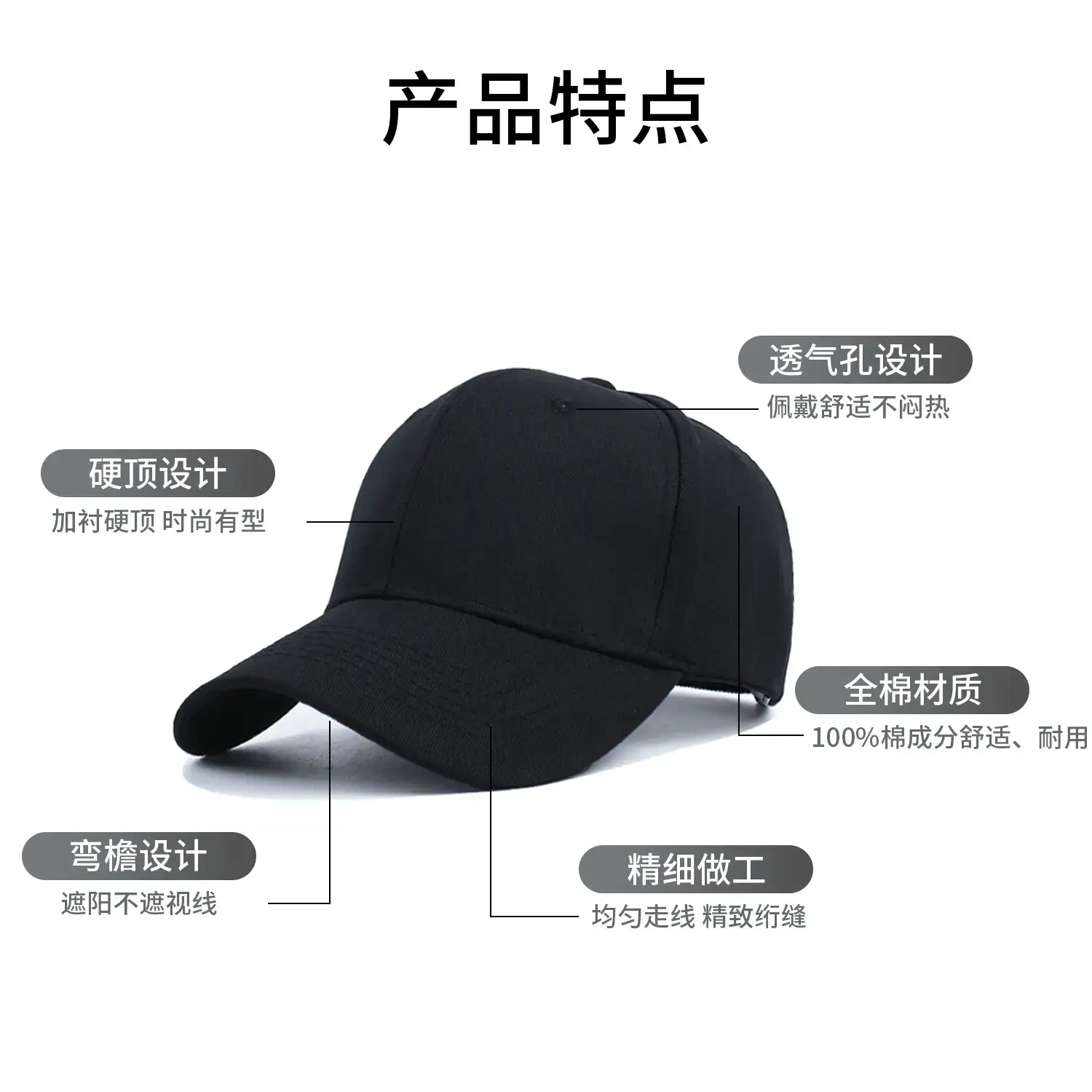 Purple Cotton Baseball Cap for Men Women Wholesale - Image 18