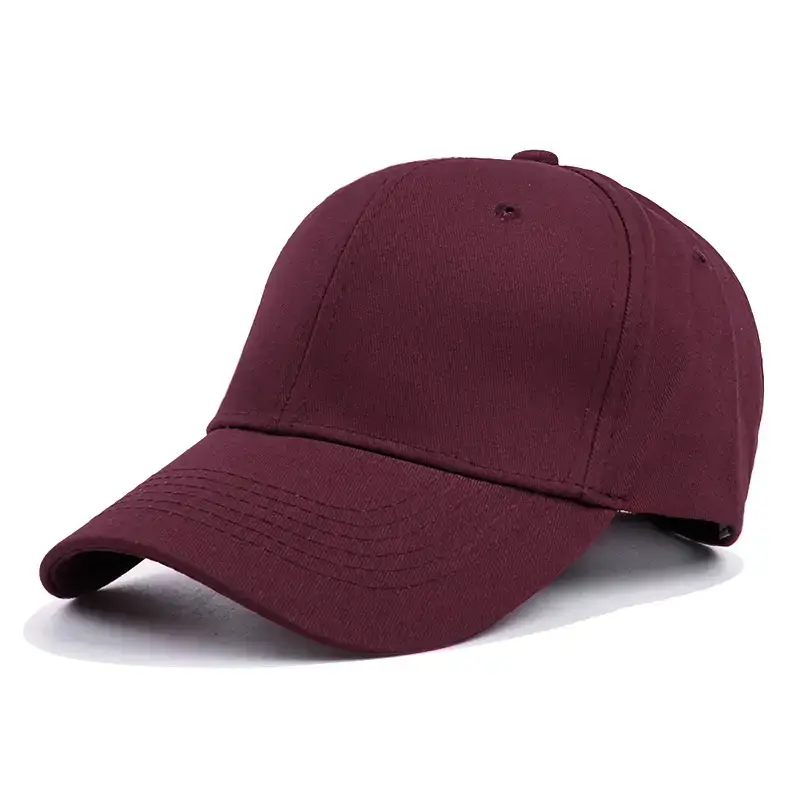 Purple Cotton Baseball Cap for Men Women Wholesale - Image 7