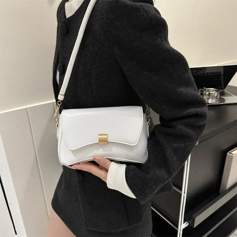 Black Leather Crossbody Bag for Women 2023 New Arrival - Image 8