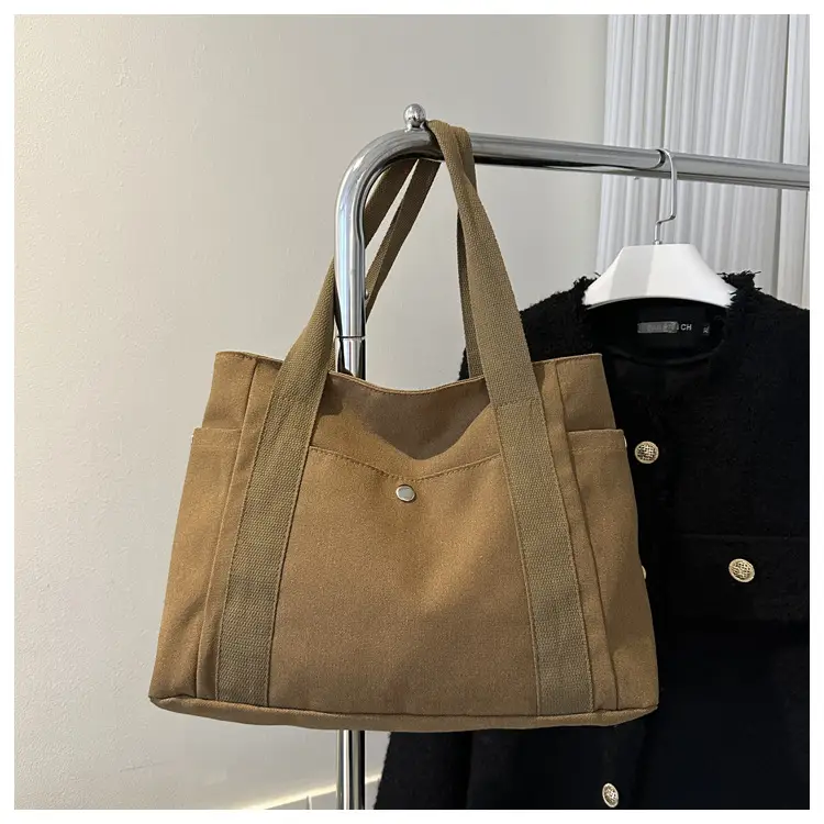 Women Canvas Shoulder Bag Large Capacity Book Loading Commuter — feature 20