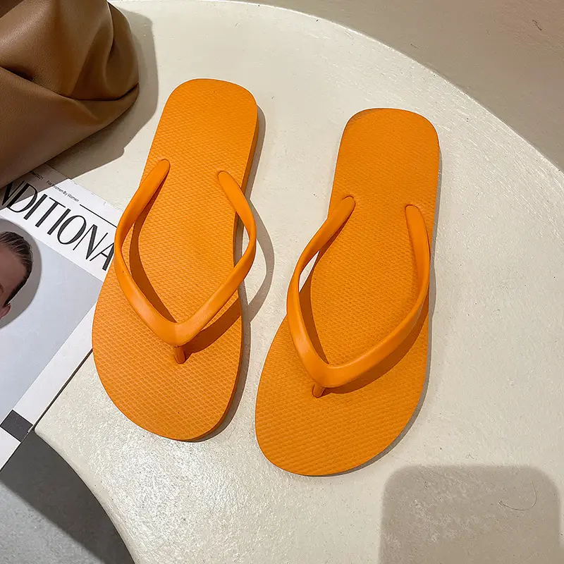 Flip-Flops for Women, New Summer Style, Simple Thong Sandals, Non-Slip, Suitable for Bathing, Beach, and Trendy