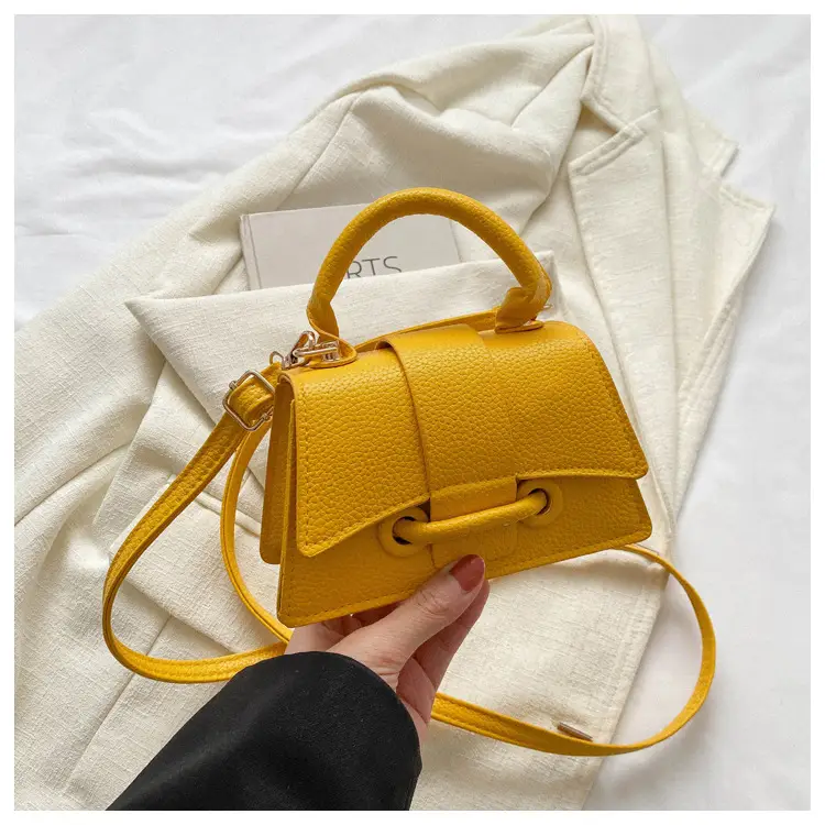 Yellow Leather Shoulder Bag for Women 2024 — feature 24