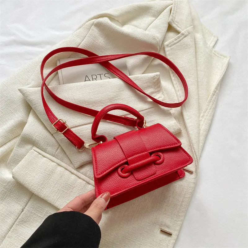 Yellow Leather Shoulder Bag for Women 2024 - Image 3