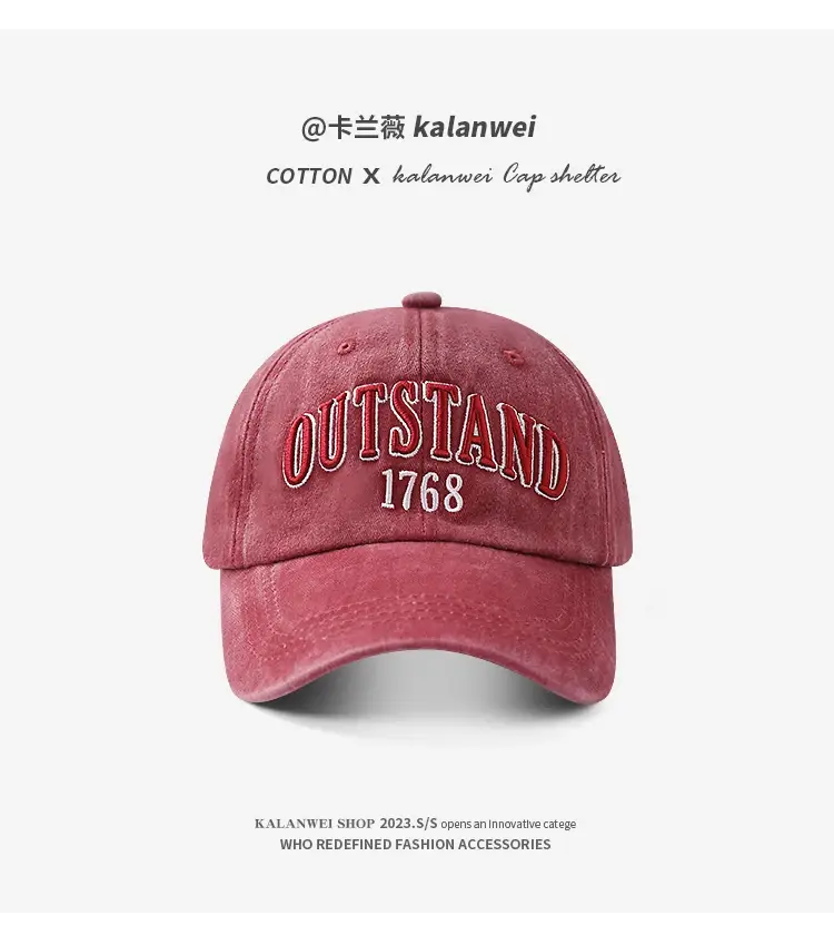 Pink Outstanding 1768 Women's Cap — feature 17