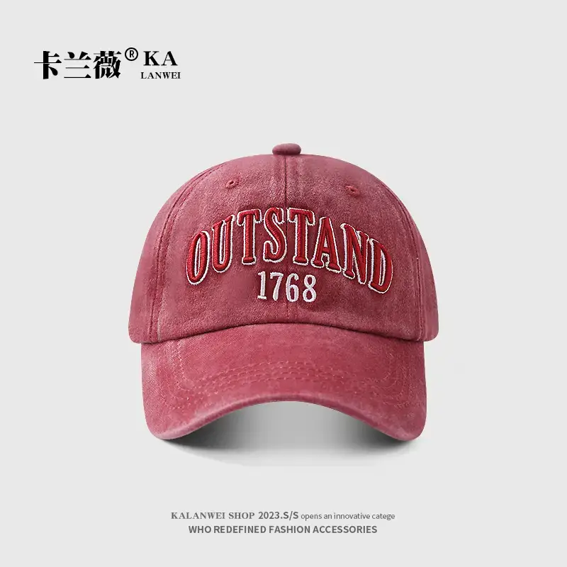 Pink Outstanding 1768 Women's Cap - Image 4
