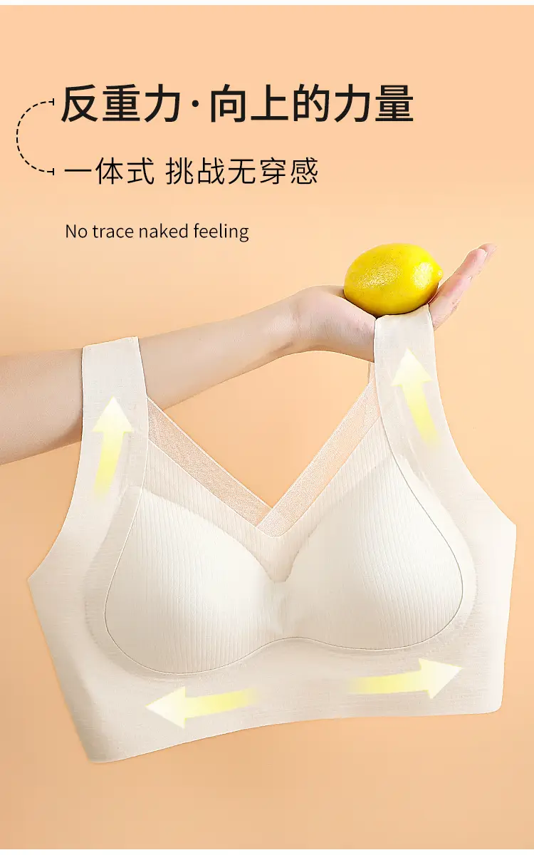 Wire-Free Lifting Bra for Women Adjustable Side Pads — feature 2