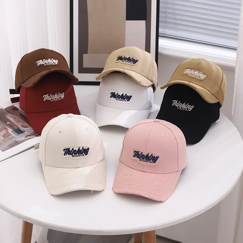 Women's Brown Embroidered Baseball Cap Spring Autumn - Image 8