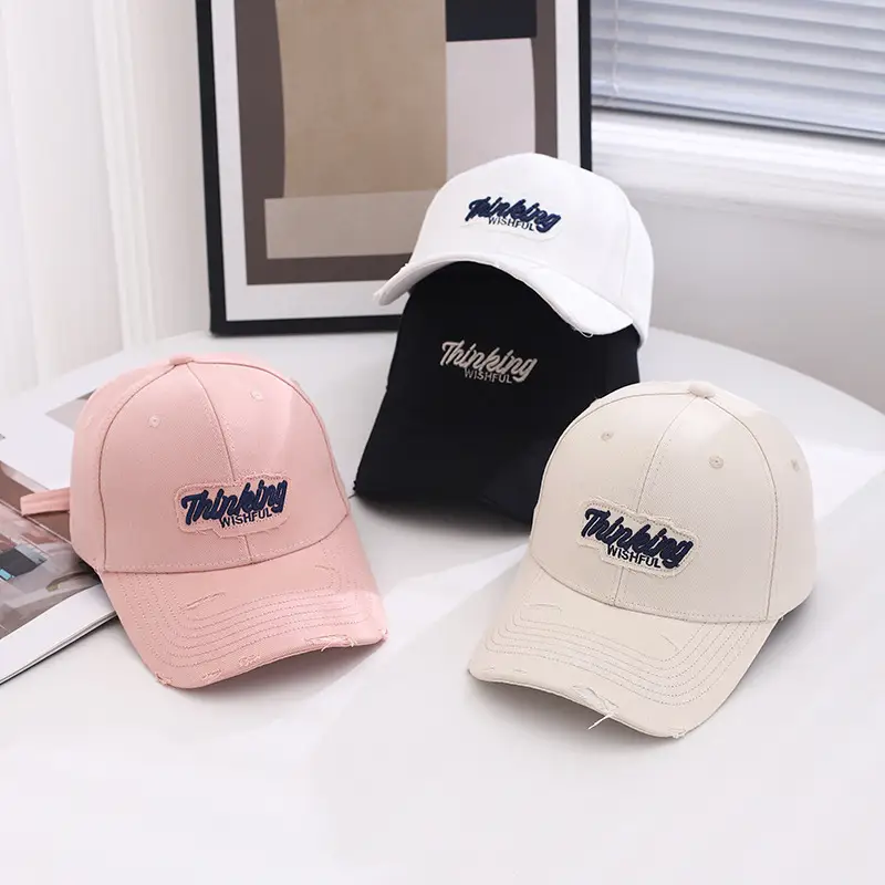 Women's Brown Embroidered Baseball Cap Spring Autumn - Image 9