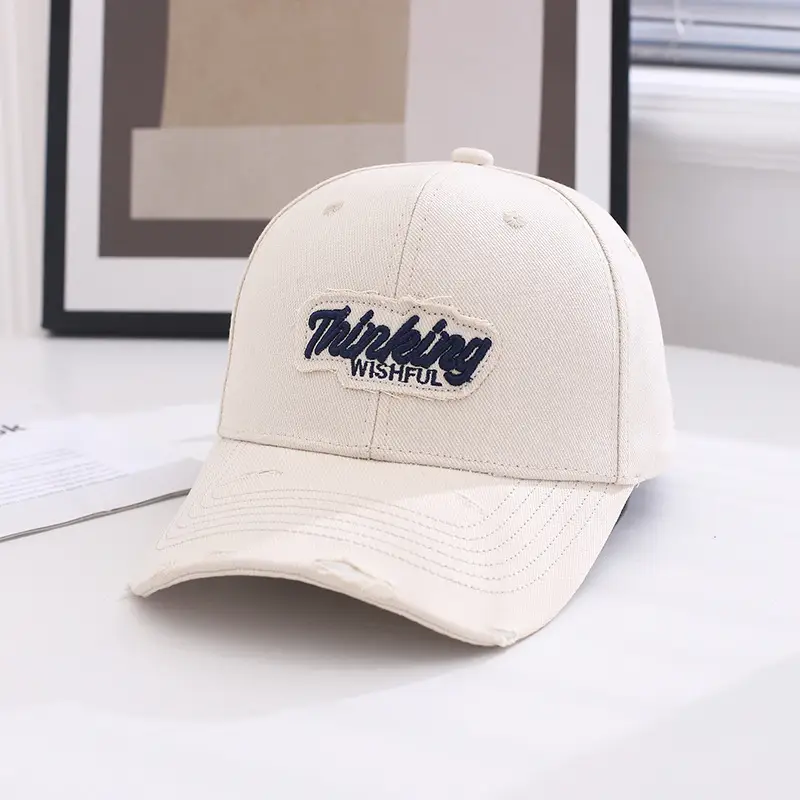 Women's Brown Embroidered Baseball Cap Spring Autumn - Image 5