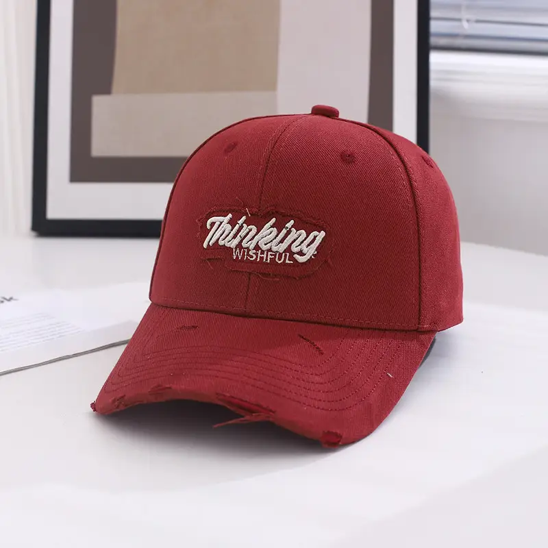 Women's Brown Embroidered Baseball Cap Spring Autumn — feature 14