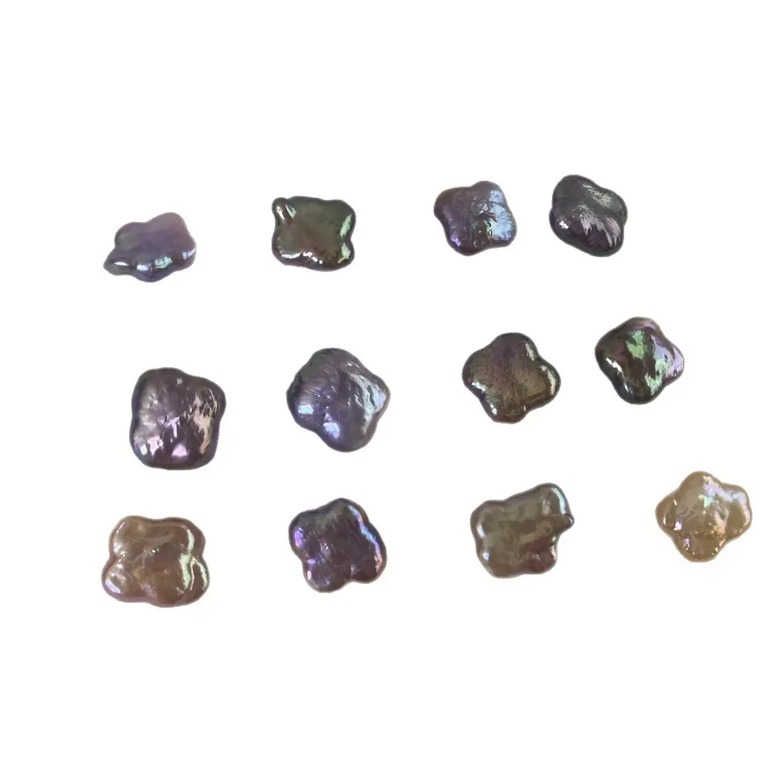 Natural Plum Blossom Four Leaf Clover Pearls 11mm - Image 4