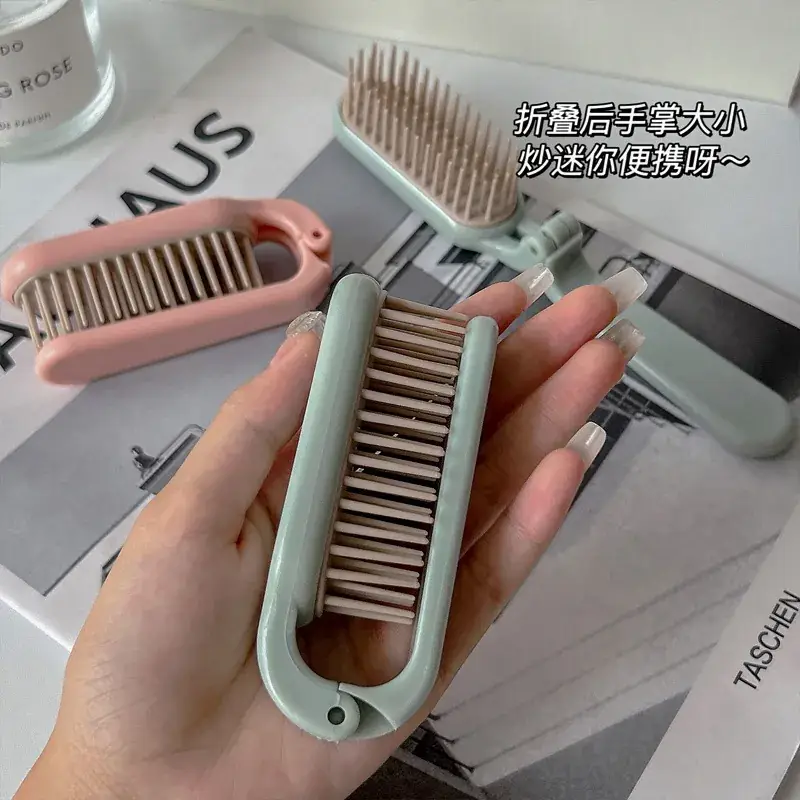 Foldable Travel Hair Comb for Straight & Curly Hair - Image 4