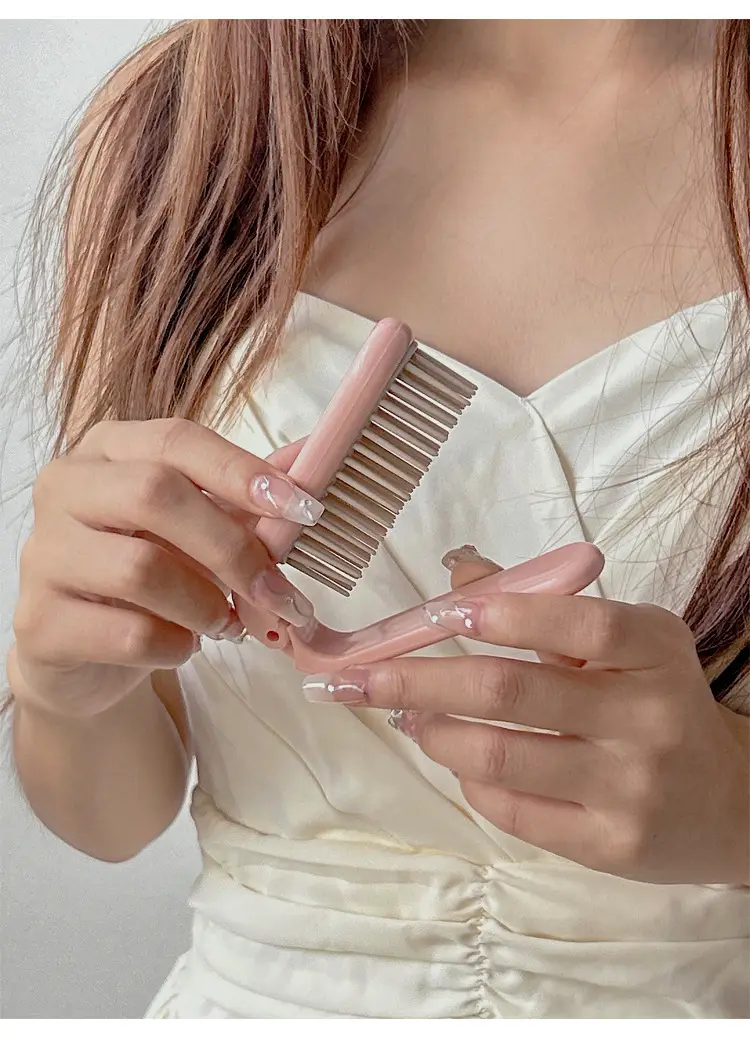 Foldable Travel Hair Comb for Straight & Curly Hair — feature 12