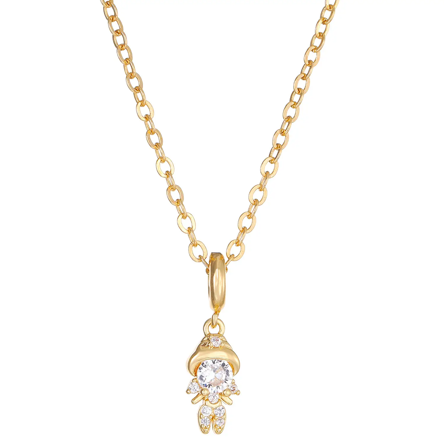 European & American Cross-Country Elegant Fairy Tale Princess Sweet Necklace with Zircon Pendants - Image 6