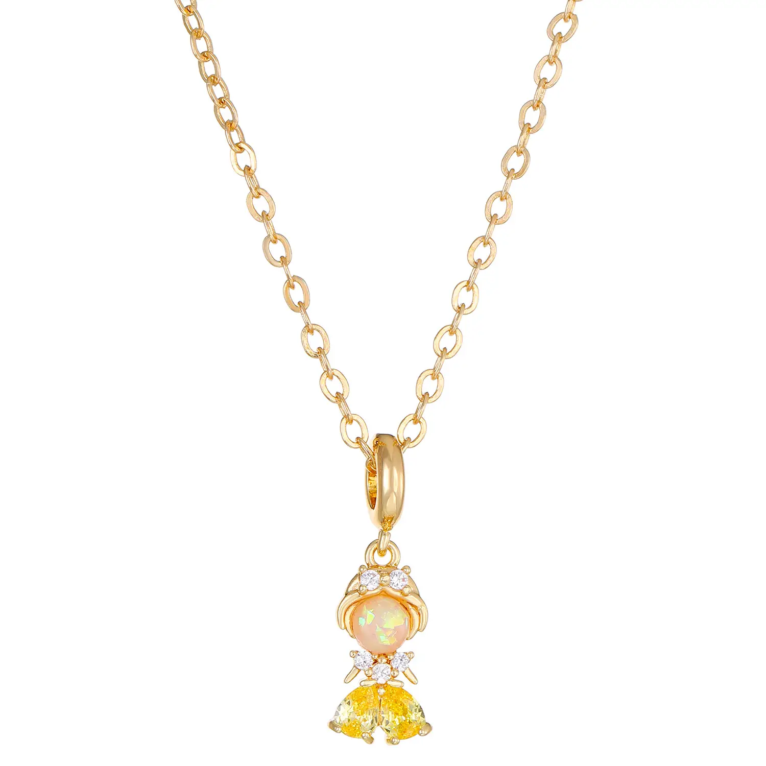 European & American Cross-Country Elegant Fairy Tale Princess Sweet Necklace with Zircon Pendants - Image 7