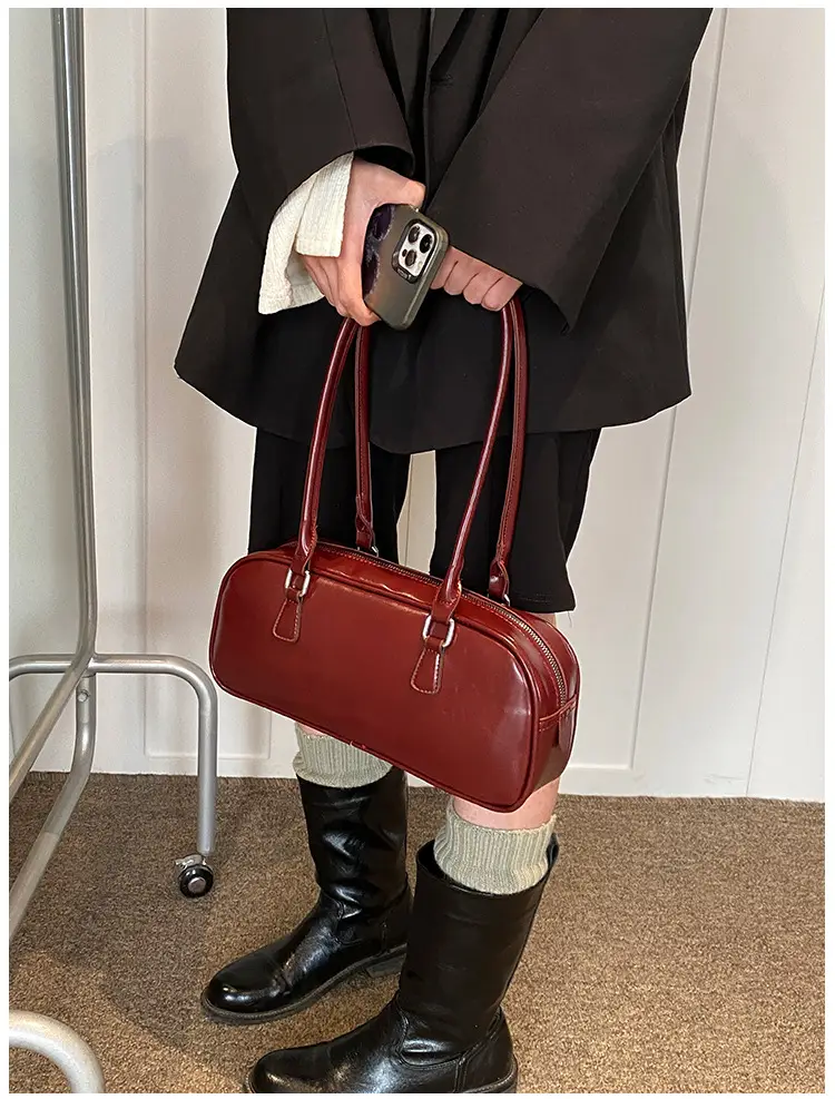 Brown Cross-Border Women's Shoulder Bag Large Capacity 2026 — feature 14