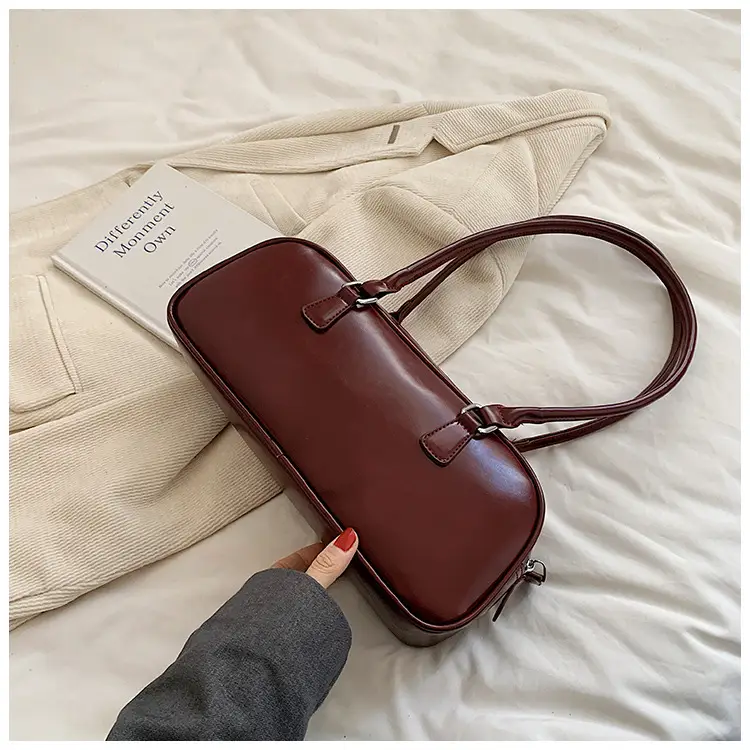 Brown Cross-Border Women's Shoulder Bag Large Capacity 2026 — feature 27