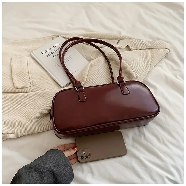 Brown Cross-Border Women's Shoulder Bag Large Capacity 2026 — feature 41